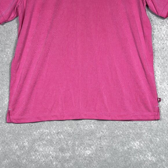 Tommy Bahama Polo Shirt Islandzone Supima Men Size Large L Pink Short Sleeve - Picture 5 of 12